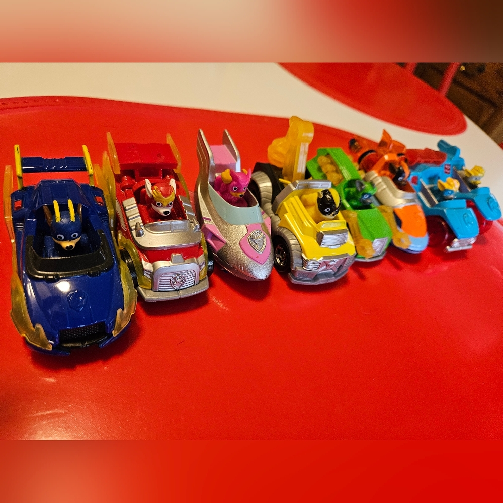 Paw Patrol Car Toys Complete Set